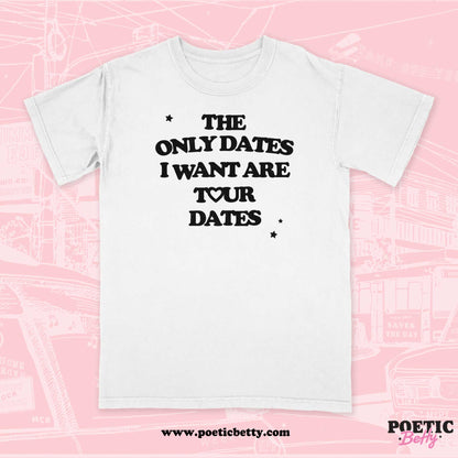 Tour Dates Not Dates Pop Punk Emo Forever Black Unisex Band T-Shirt