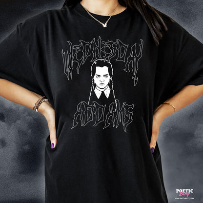 Wednesday Addams Unisex T-Shirt Gothic The Addams Family Shirt
