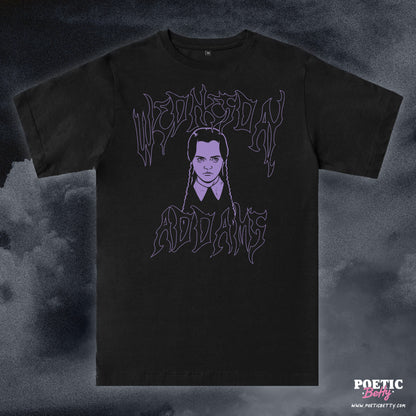 Wednesday Addams Unisex T-Shirt Gothic The Addams Family Shirt