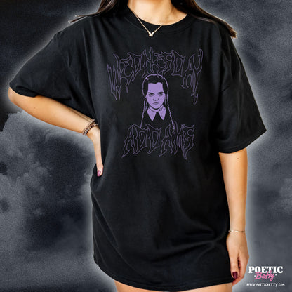 Wednesday Addams Unisex T-Shirt Gothic The Addams Family Shirt