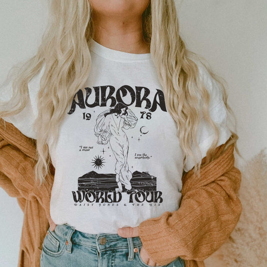 Aurora World Tour Daisy Band 70s Vintage Unisex T-Shirt