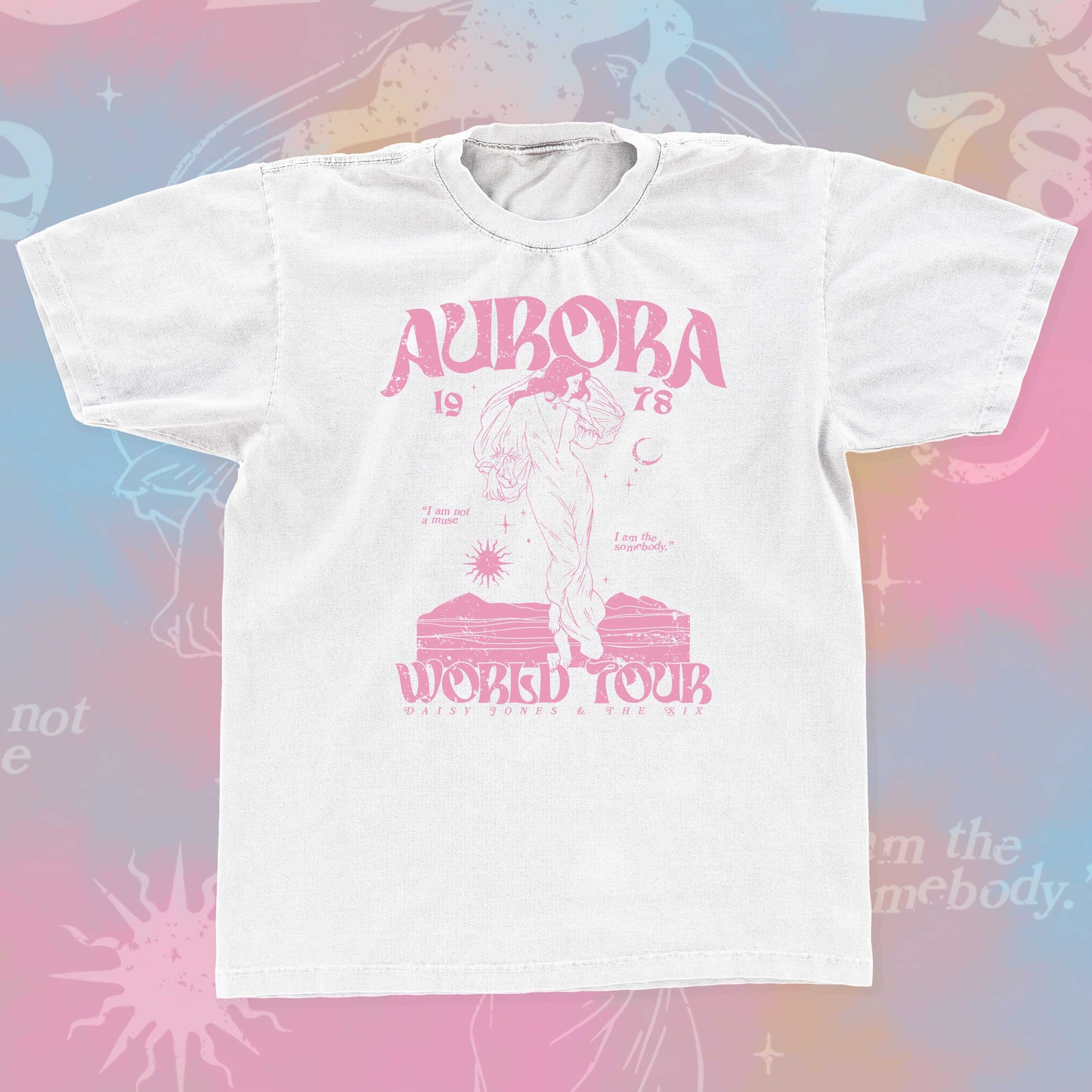 Aurora World Tour Daisy Band 70s Vintage Unisex T-Shirt