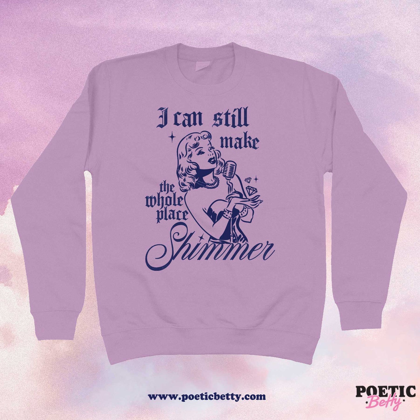 Bejeweled Shimmer Midnights Retro T Swift Style Unisex Sweatshirt