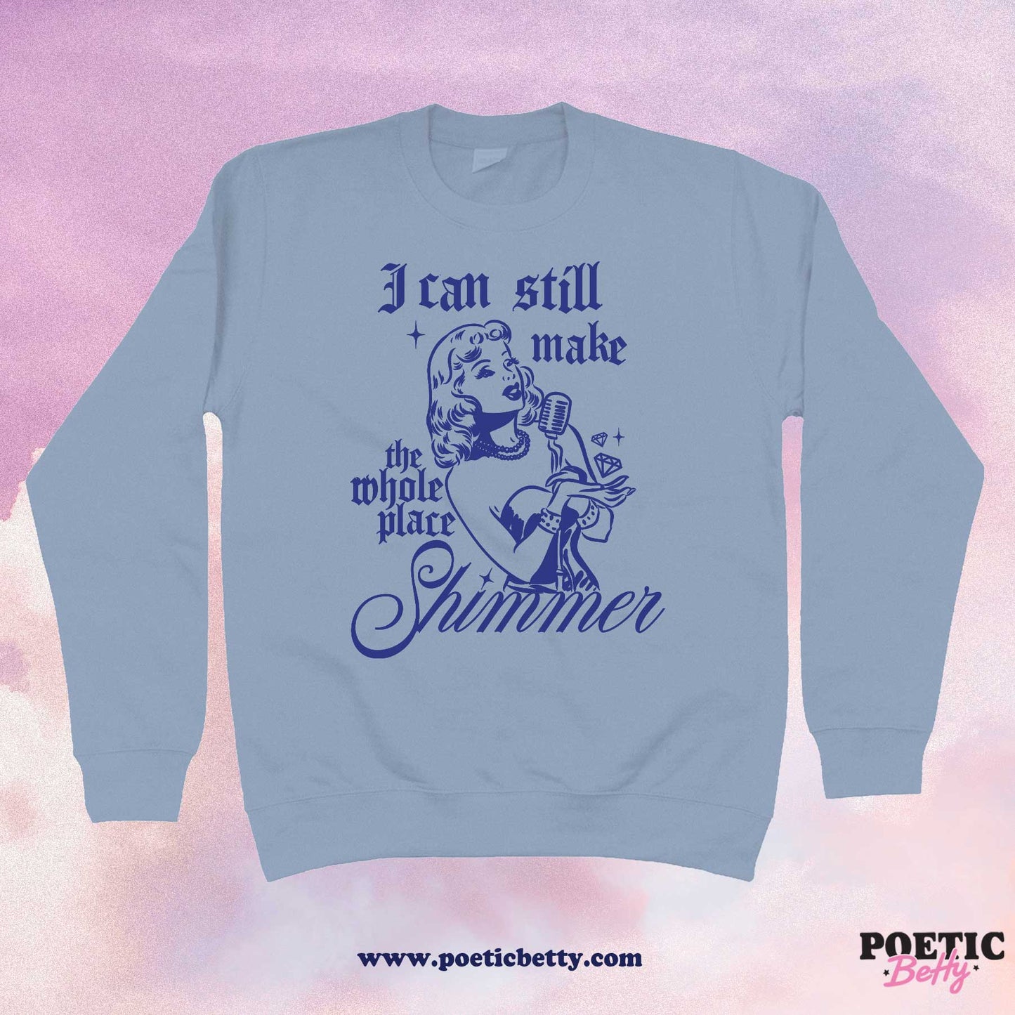 Bejeweled Shimmer Midnights Retro T Swift Style Unisex Sweatshirt