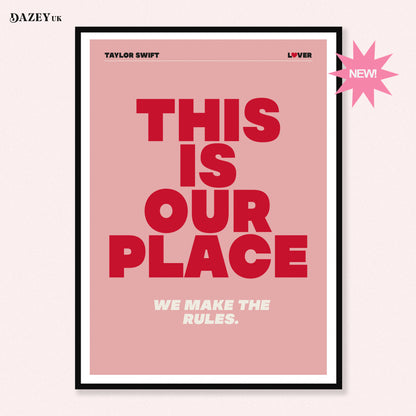 This Our Place LOVER Rainbow Art Print