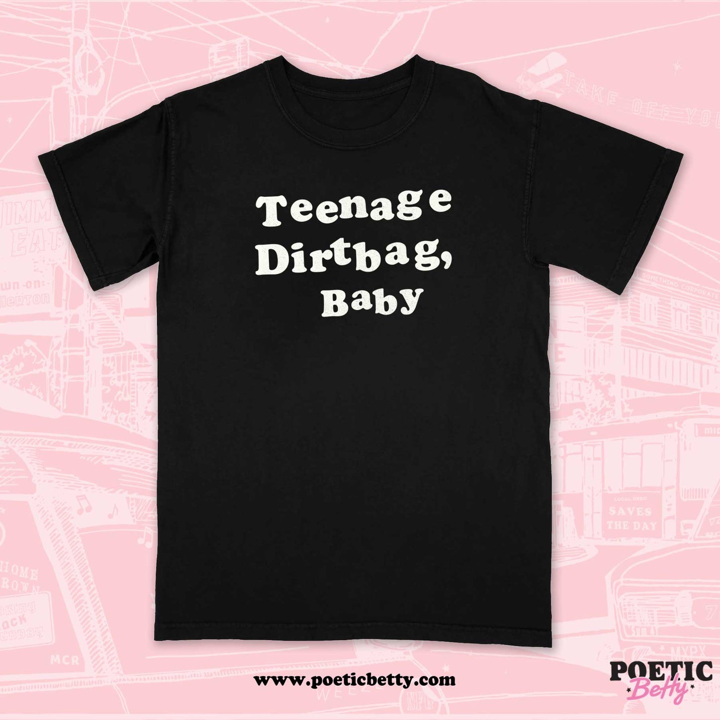 Teenage Dirtbag, Baby Pop Punk Forever 2000s Unisex T-Shirt